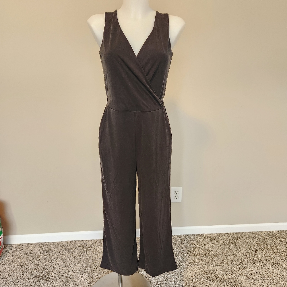 NWT Sandwashed wrap front jumpsuit